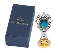 Sealing Wax Stamp - Premium Alloy Detachable Handle with Unique Pattern for Envelope Sealing Card Making DIY Projects Gift Box Included (type 1)