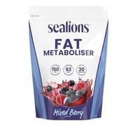 Sealions Fat Metaboliser Mixed Berry Thermogenic Fat Burner Weight Loss Powder 30 Servings Pre Workout Energy Drink for Men and Women