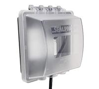 Sealproof 2-Gang Weatherproof In Use Outlet Cover | Two Gang Outdoor Plug and Receptacle Protector, Lockable, UL Extra Duty Compliant, 45 Configurations