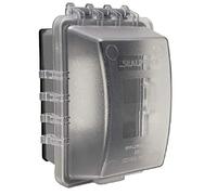 Sealproof Deep Base for Vinyl Siding and Recessed Surfaces While in Use Lockable 1-Gang Outdoor Exterior Outlet Cover | Horizontal/Vertical Weatherproof Extra Duty Bubble Cover