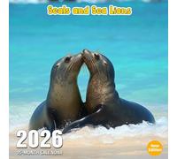 Seals and Sea Lions 2026 Calendar: Coastal cuties splashing through the surf