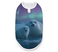 Seals Ocean Dog Shirts Patterned Pet Clothes Tank Top Sleeveless T-Shirt for Cats Puppy XL