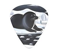 Seals On Ice Guitar Plectrums Classical Triangle Bass Acoustic And Electric Guitar Plectrums For Guitarists 12 Pieces