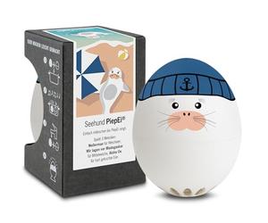 Seals PiepEi - Singing Egg Timer for Cooking - 3 Hardness Levels - Maritime Seal - Funny Musical Egg Timer - Brainstream