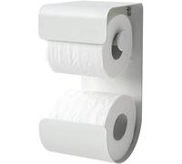Sealskin Brix Toilet Roll Holder, Metal, White, 11.6 x 25.5 x 12.5 cm