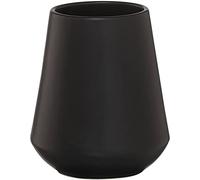 Sealskin Conical Tumbler, Porcelain, Black, 9.5 x 11.1 x 9.5 cm