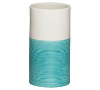 Sealskin Doppio Tumbler, Porcelain, Aqua, 6.9 x 12.6 x 6.9 cm