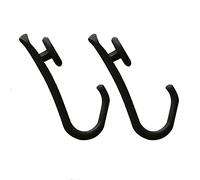 Sealskin Shower Curtain Hook, Acrylonitrile Butadiene Styrene, Black, 12 Item