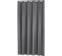 Sealskin Madeira Shower Curtain, Polyester, Cotton, 120 x 200 cm, Grey