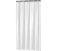 Sealskin Madeira Shower Curtain, Polyester, White, 120x200 cm