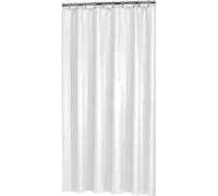 Sealskin Madeira Shower Curtain, Polyester, White, 240 x 200 cm