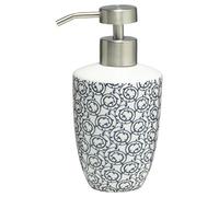 Sealskin Osaka Soap Dispenser, Porcelain, Blue, 8.9 x 15.2 x 7.5 cm