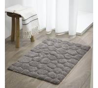 Sealskin Pebbles Bath Mat, Cotton, Grey, 60 x 1.5 x 90 cm