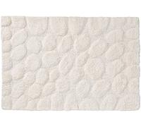 Sealskin Pebbles Bath Mat, Cotton, Ivory, 60 x 1.5 x 90 cm
