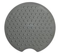 Sealskin Rotondo Anti-Slip Mat, Rubber, Anthracite, 53.5 x 0.3 x 55 cm