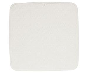 Sealskin Rubelle Ant-Slip Mat, Rubber, White, 52 x 0.4 x 52 cm