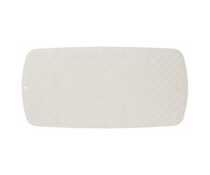 Sealskin Rubelle Anti-Slip Mat, Rubber, White, 37 x 0.4 x 75 cm