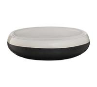 Sealskin Sphere Dish, Porcelain, Black, 12 x 3 x 12 cm