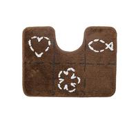 Sealskin Tack Pedestal Mat, Acrylic, Brown, 45 x 1.5 x 60 cm