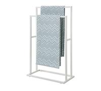 Sealskin Towel Rack, Metal, White, 24x48x12 cm