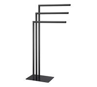 Sealskin Tube, Towel rail with 3 arms freestanding, Black