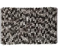 Sealskin Vintage Bath Mat, Polyester, Dark Grey, 50 x 2.5 x 80 cm