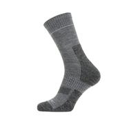 SealSkinz 1 Pack Mens Solo QuickDry Ankle Socks - 3-5 UK - Grey