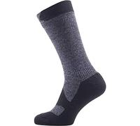 SEALSKINZ 100% Waterproof Sock - Windproof & Breathable - Mid length sock, suitable for walking, camping, hiking in All Weather conditions