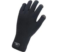 Sealskinz Anmer Waterproof All Weather Ultra Grip Knitted Long Finger Gloves Black