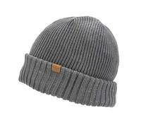 Seal Skinz Waterproof Cold Weather Roll Cuff Beanie Small/Medium Grey
