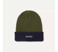 SealSkinz Bacton Waterproof Cold Weather Roll Cuff Beanie - Olive / Navy