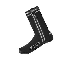SEALSKINZ | Barsham | Unisex All Weather LED Open Sole Cycle Overshoe for Extreme Weather | Cycling Accessories | Easy to Adjust | High Visibility Black
