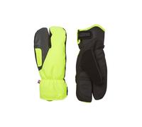 SEALSKINZ | Barwick | Unisex Waterproof Extreme Cold Weather Suede Split Finger Glove | Cycling Glove | Reflective Detailing | Extended Cuff