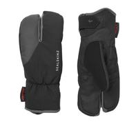 Sealskinz Barwick Waterproof Extreme Cold Weather Cycle Split Finger Gloves - Black / XLarge