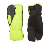 Sealskinz Barwick Waterproof Extreme Cold Weather Cycle Split Finger Gloves - Neon Yellow / Large