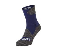 Sealskinz Bircham Waterproof All Weather Ankle Sock Colour: Blue/Grey Marl, Size: M