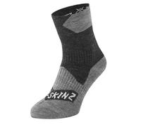 Sealskinz Bircham Waterproof All Weather Ankle Length Sock - Black / Grey Marl / Medium