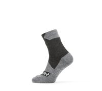 SealSkinz Bircham Waterproof All Weather Ankle Length Sock Black/Grey Marl