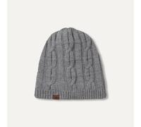 SealSkinz Blakeney Waterproof Cold Weather Cable Knit Beanie Grey
