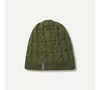 SealSkinz Blakeney Waterproof Cold Weather Cable Knit Beanie Hat Olive