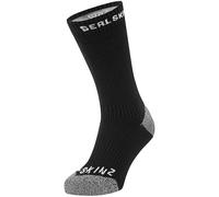 Sealskinz Briston Waterproof All-Weather Motorcycle Casual Socks - Black / Grey