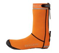 Sealskinz Caston All Weather Open-Sole Cycle Overshoe - Orange / Small