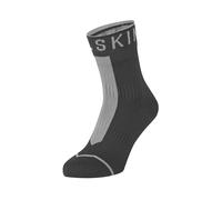 Waterproof All Weather Ankle Length Sock with HydrostopBlack/GreyUnisex