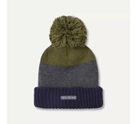 SealSkinz Flitcham Waterproof Cold Weather Bobble Hat - Navy / Grey / Olive