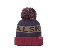 SEALSKINZ | Foulden | Water Repellent Cold Weather Unisex Bobble Beanie Hat | Lightweight & Breathable Navy