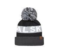 SEALSKINZ | Foulden | Water Repellent Cold Weather Unisex Bobble Beanie Hat | Lightweight & Breathable | S See Size Chart - Black