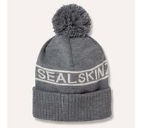 Sealskinz Heacham Waterproof Cold Weather Icon Bobble Hat - Dark Grey / S/M