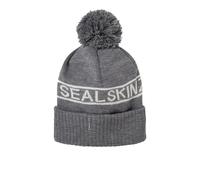 Sealskinz Heacham Waterproof Cold Weather Icon Bobble Hat - Dark Grey / L/XL