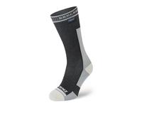 SealSkinz Holverstone Lightweight Waterproof Mid Length Running Socks | UK XL in Black