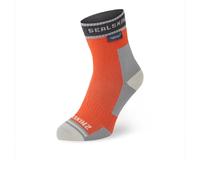 SealSkinz Holverstone Lightweight Waterproof Running Ankle Socks | UK S in Orange
